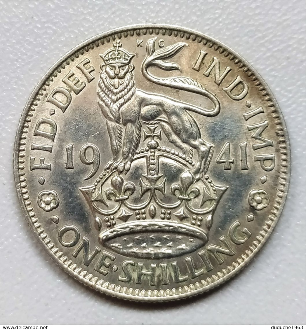 Grande Bretagne - 1 Shilling Argent 1941 - I. 1 Shilling