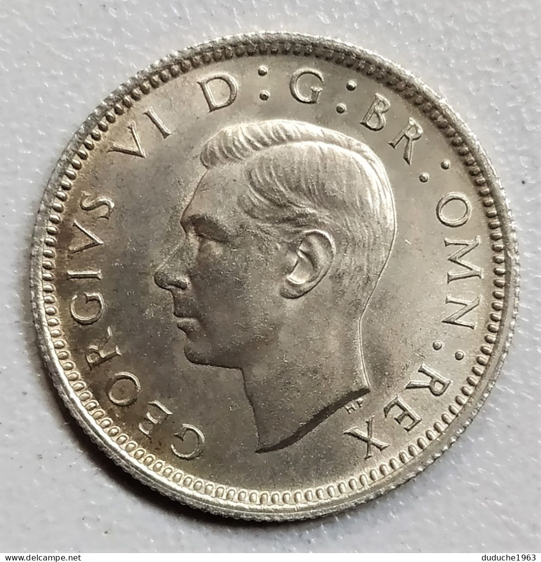 Grande Bretagne - 6 Pence Argent 1946 - H. 6 Pence