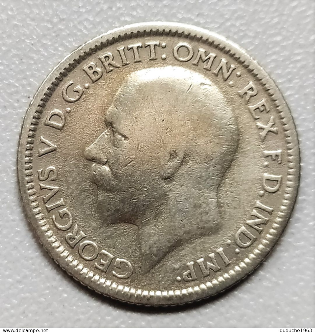 Grande Bretagne - 6 Pence Argent 1929 - H. 6 Pence