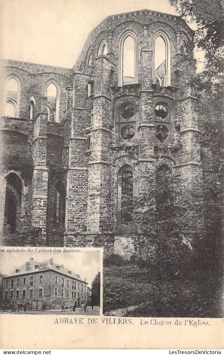 BELGIQUE - Abbaye De Villers - Le Chœur De L'église - Carte Postale Ancienne - Villers-la-Ville