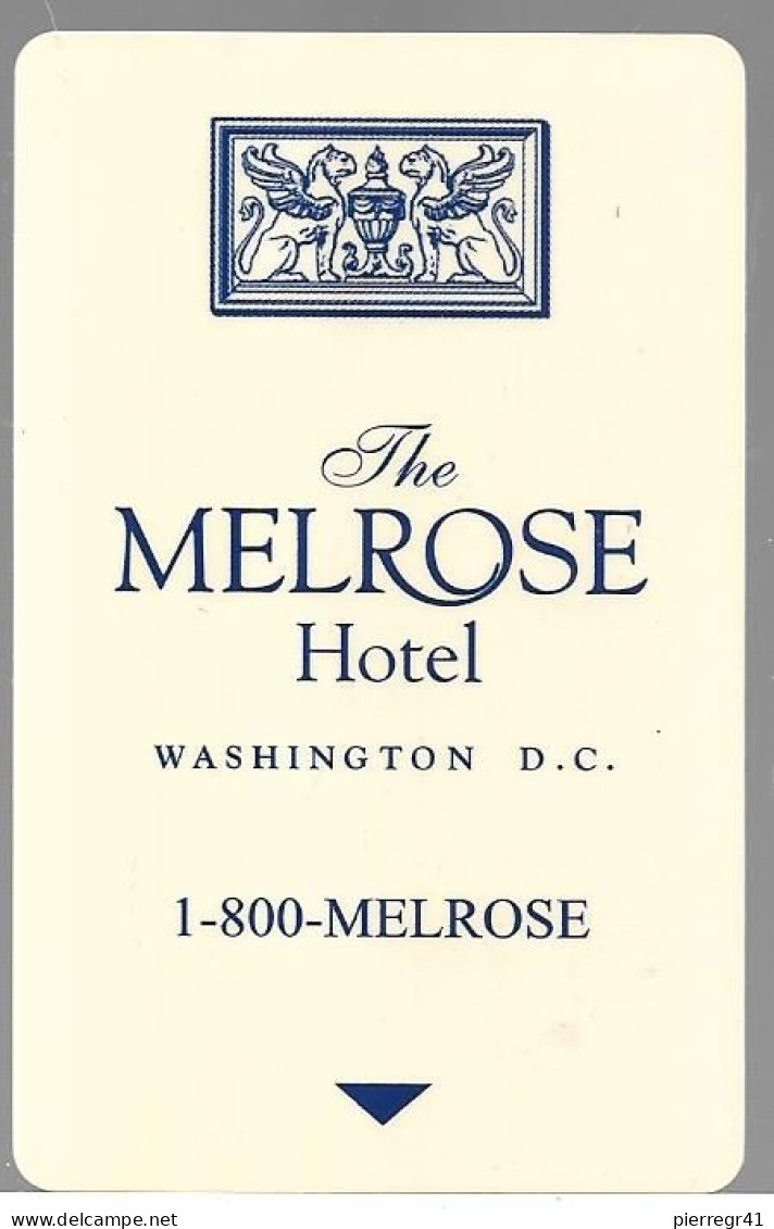 CLE-MAGNETIQUE-HOTEL-MELROSE-WASHINGTON-USA-TBE - Hotel Key Cards