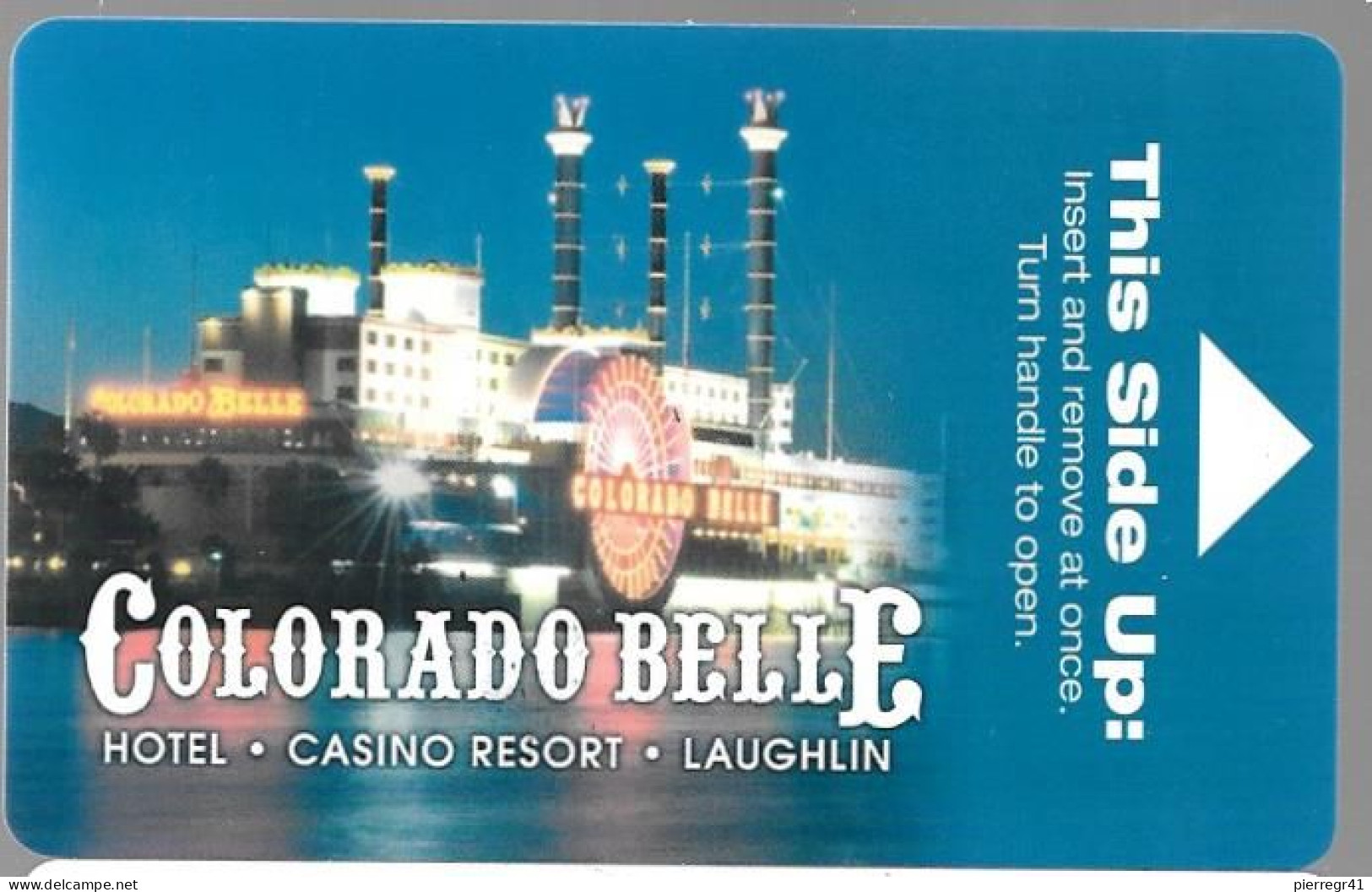 CLE-MAGNETIQUE-HOTEL-CASINO-COLORADO BELLE-LAUGHLIN NEVADA-USA-TBE/RARE - Hotel Key Cards