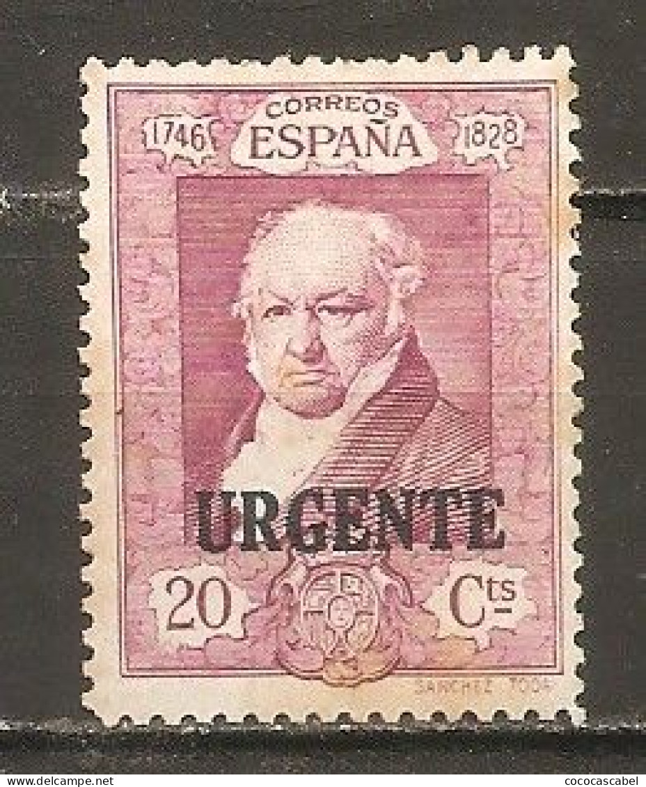 España/Spain-(MH/*) - Edifil  516  - Yvert  Urgente 8 (óxido) - Correo Urgente
