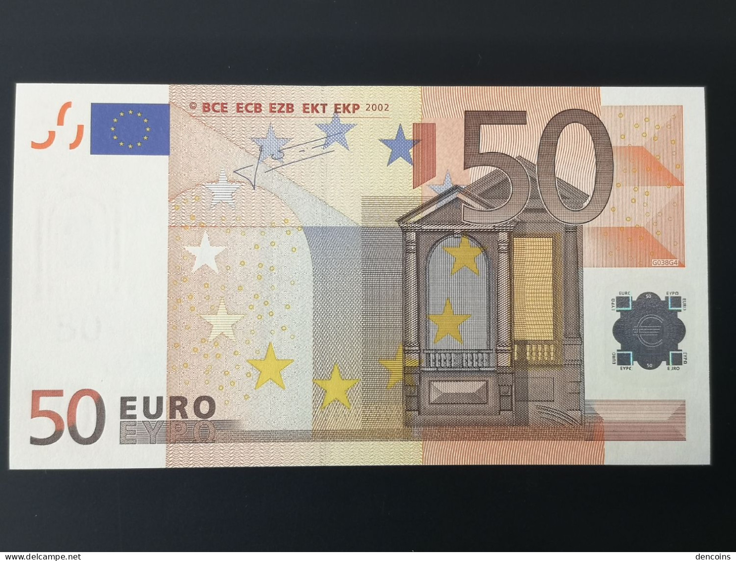 50 EURO  GERMANY  2002  G038G4  TRICHET  ALEMANIA  UNC - 50 Euro