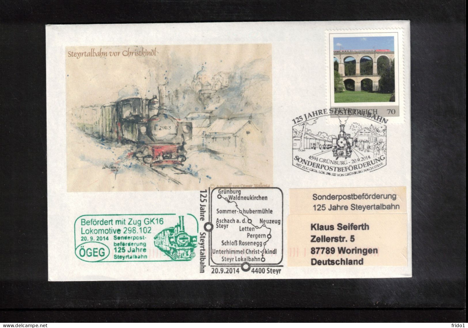 Austria / Oesterreich 2014  125 Jahre Eisenbahn In Tirol - Covers & Documents