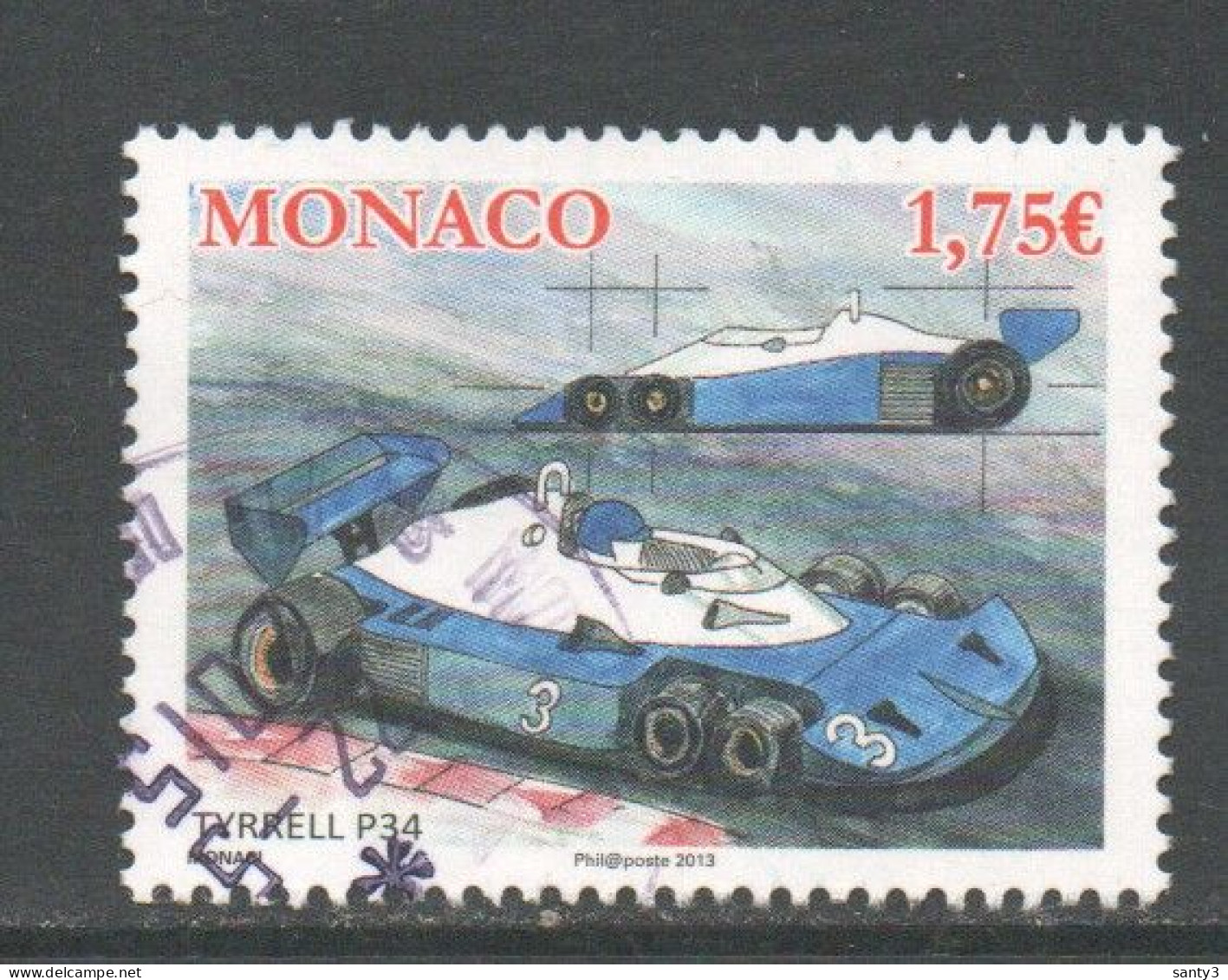 Monaco 2013 Yv 2869, Hoge Waarde, Gestempeld - Oblitérés