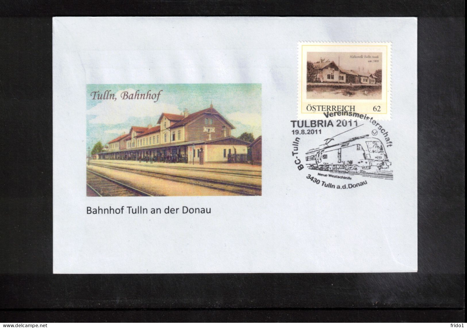 Austria / Oesterreich 2011 Bahnhof Tulln An Der Donau - Storia Postale