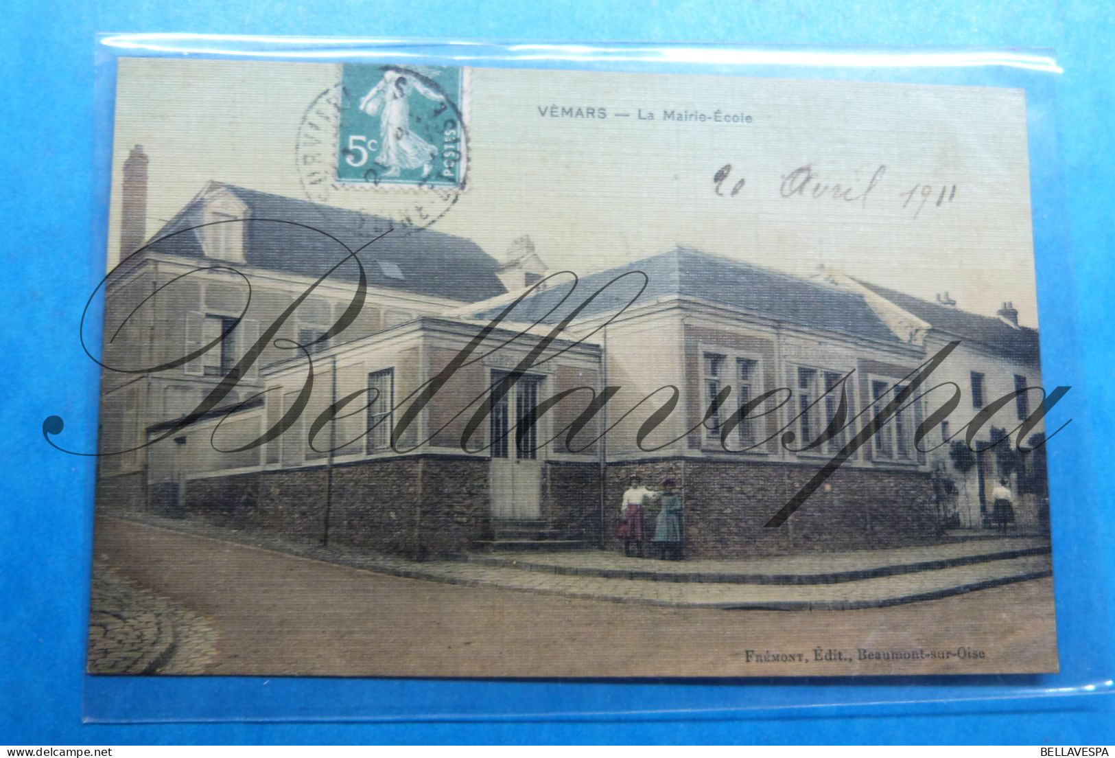 Vemars La Mairie-Ecole 1911  D95 - Other & Unclassified