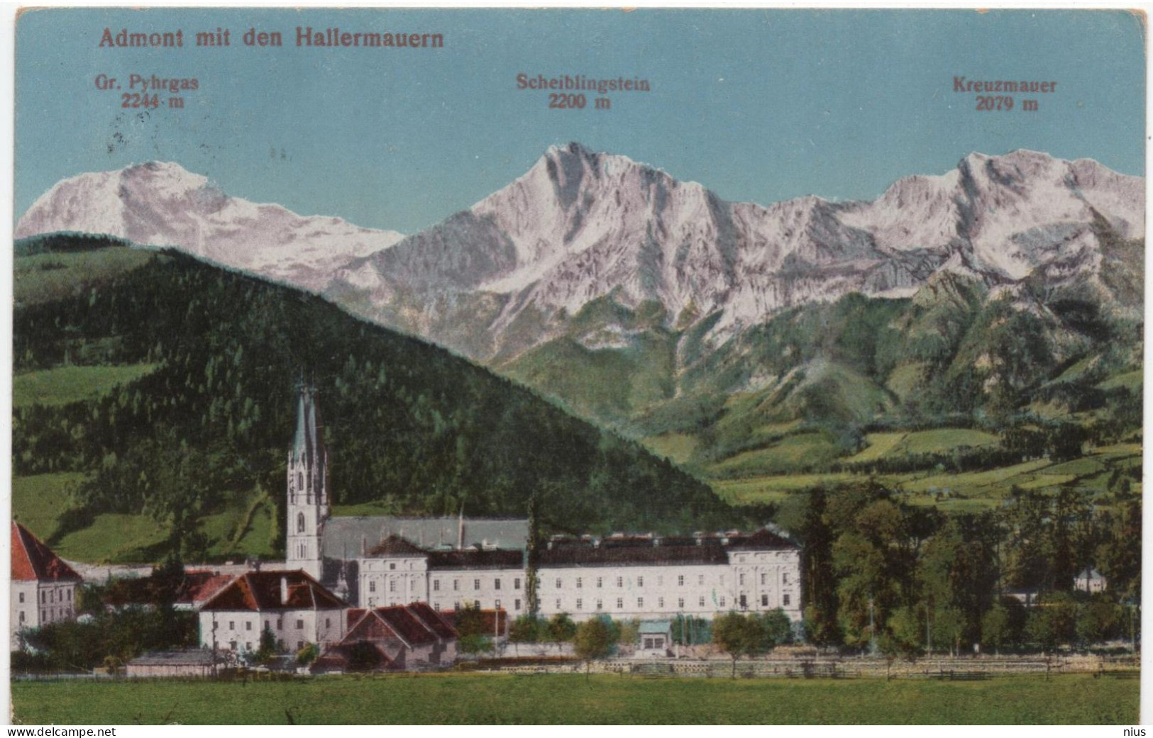 Austria Osterreich Oberösterreich, Ennstaler Alpen, Haller Mauern, Admont Mit Den Hallermauer - Steyr