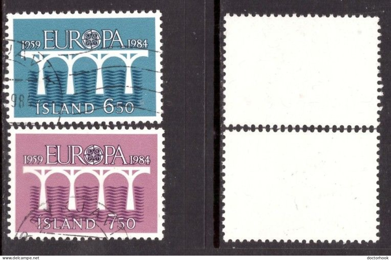 ICELAND   Scott # 588-9 USED (CONDITION AS PER SCAN) (Stamp Scan # 966-3) - Oblitérés