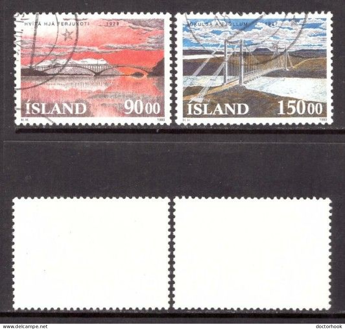 ICELAND   Scott # 766-7 USED (CONDITION AS PER SCAN) (Stamp Scan # 966-12) - Used Stamps