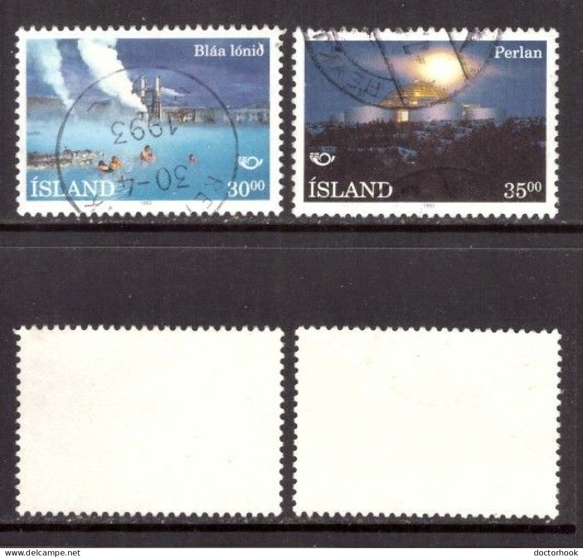 ICELAND   Scott # 768-9 USED (CONDITION AS PER SCAN) (Stamp Scan # 966-13) - Used Stamps