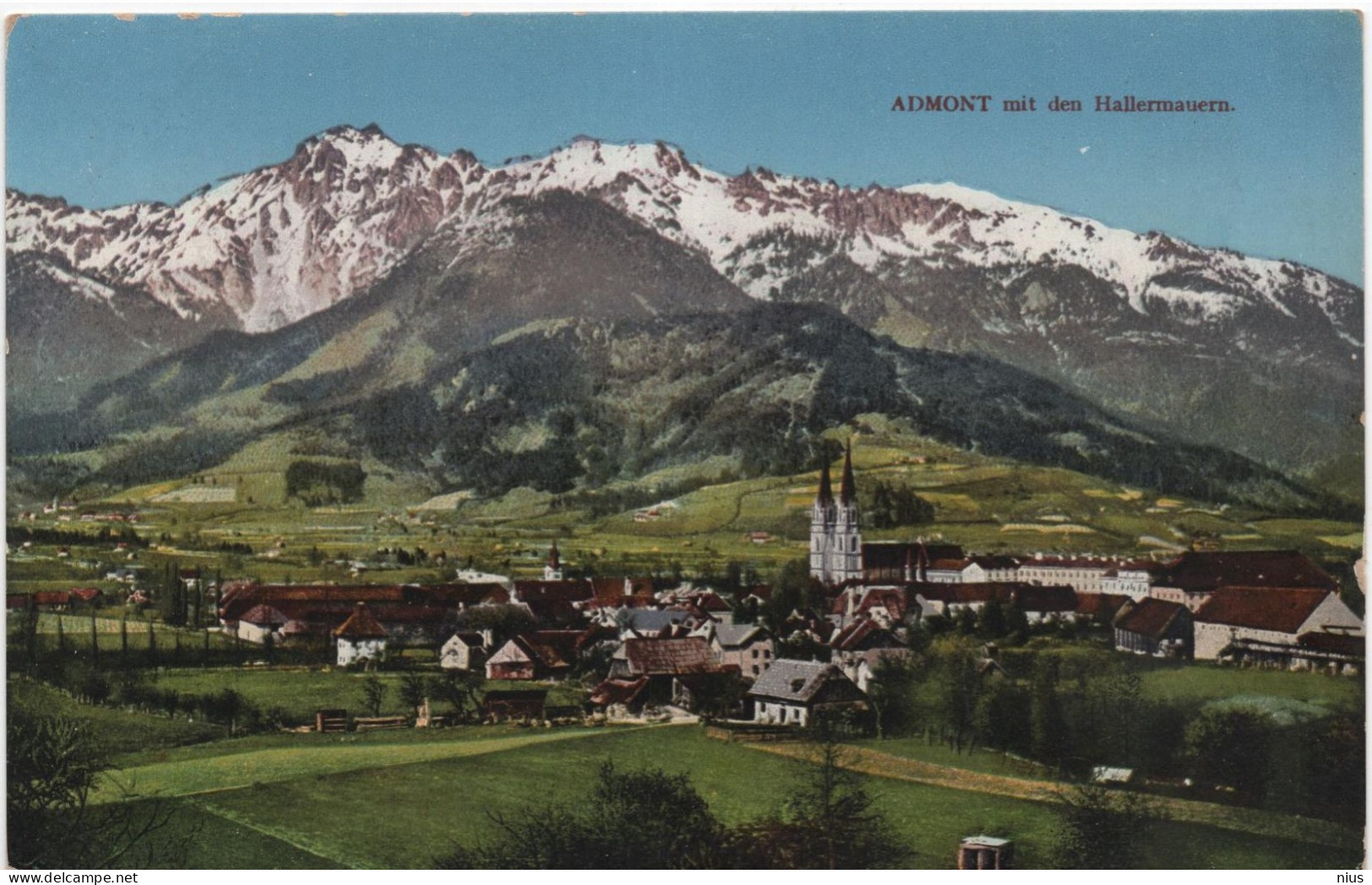 Austria Osterreich Oberösterreich, Ennstaler Alpen, Haller Mauern, Admont Mit Den Hallermauer - Steyr