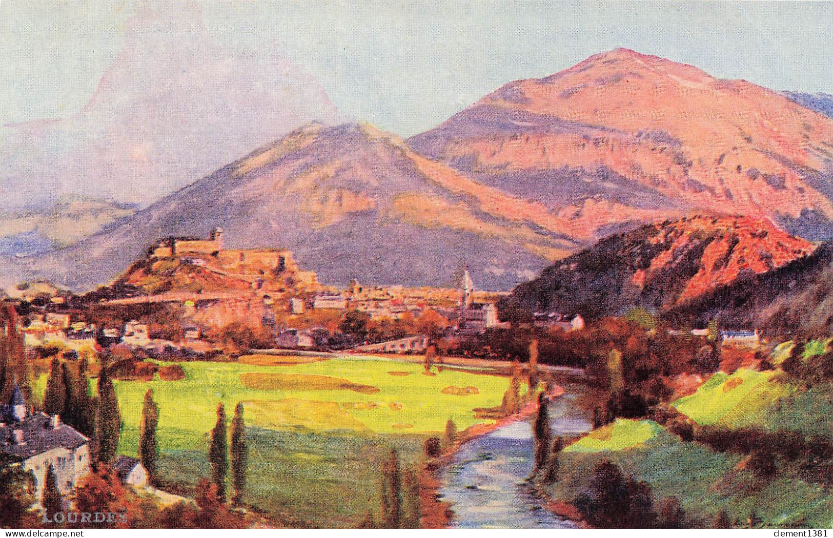 Illustrateur Illustration Eugene BOURGEOIS Les Sites De France Pyrenees S II N°3 - Bourgeois