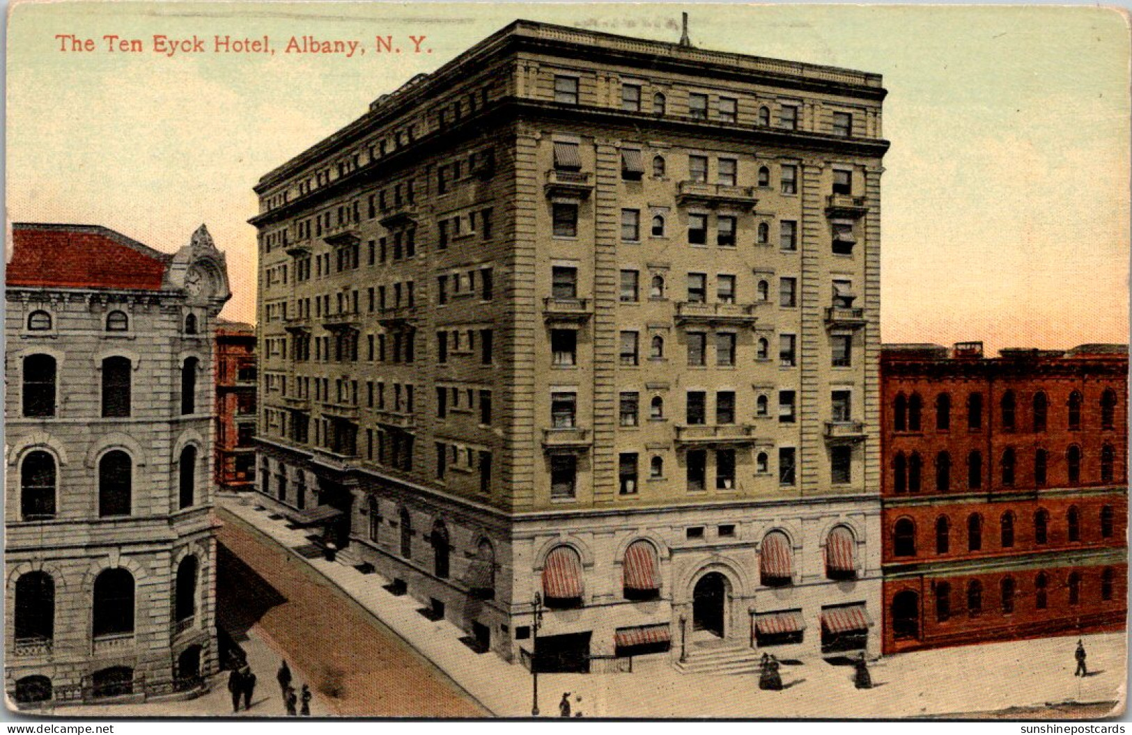 New York Albany The Ten Eyck Hotel 1913 - Albany