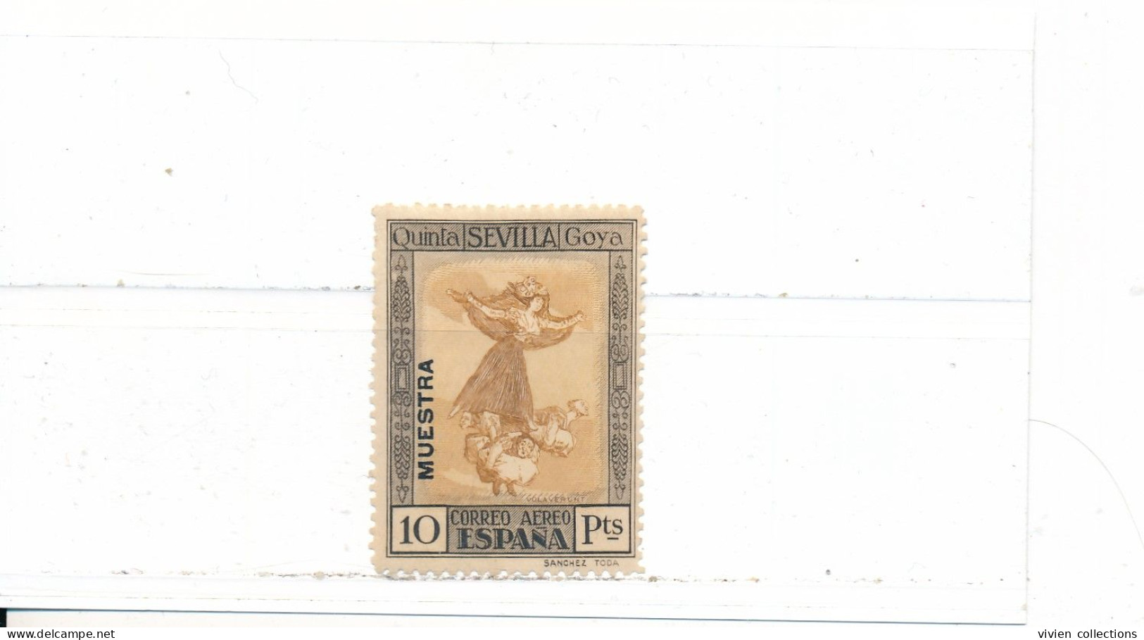 Espagne Poste Aérienne PA N° 49 Neuf ** Surchargé Spécimen Muestra - Unused Stamps