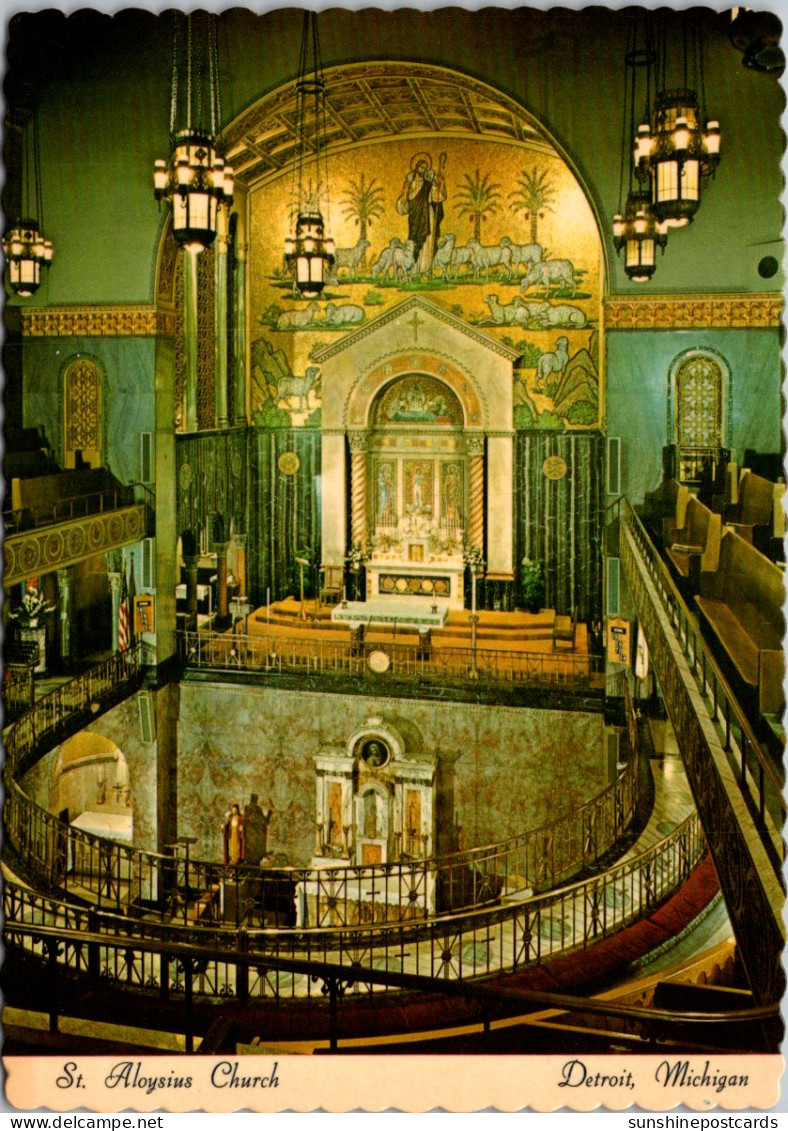 Michigan Detroit St Aloysius Church Interior - Detroit