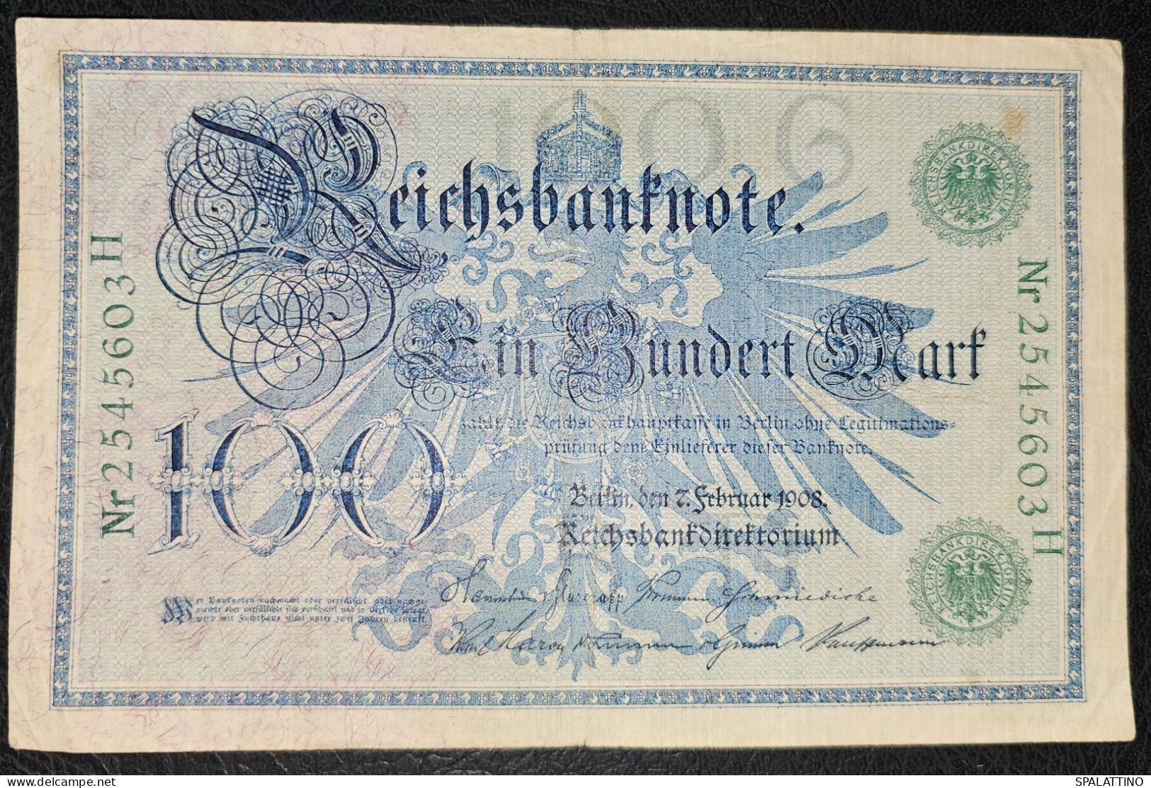 GERMANY- 100 MARK 1908. - 20 Mark