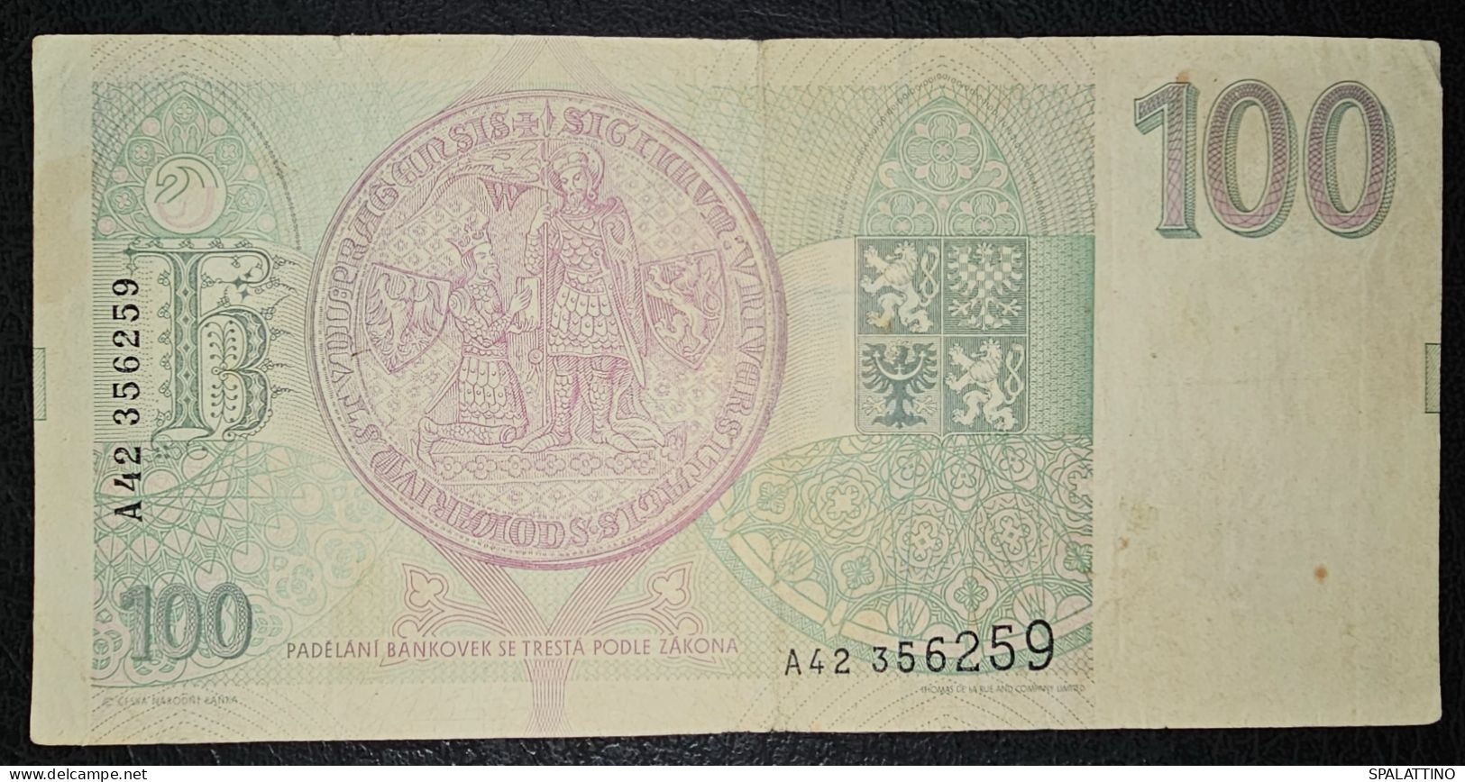 CZECH REPUBLIC- 100 KORUN 1993. - Tchéquie