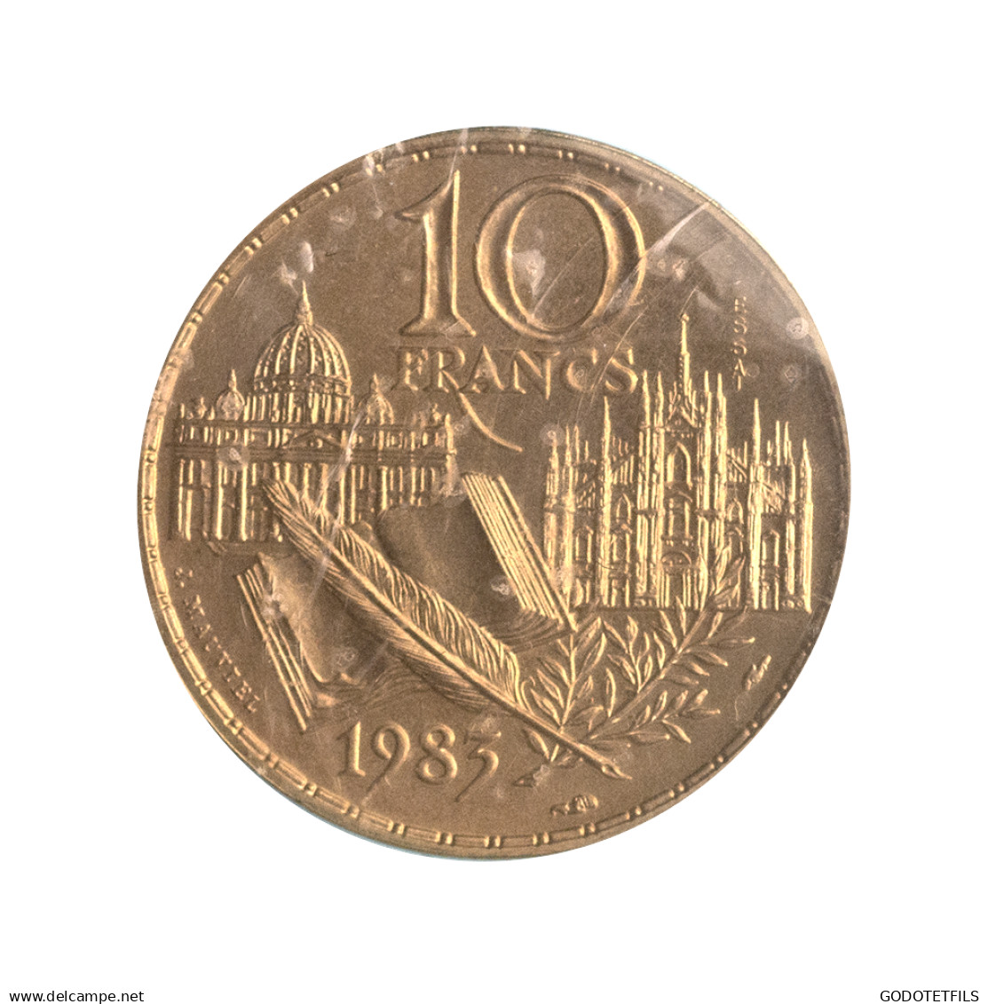 Monnaie De Paris-10 Francs Stendhal-Essai-1983 - Essais, Piéforts, épreuves & Flans Brunis