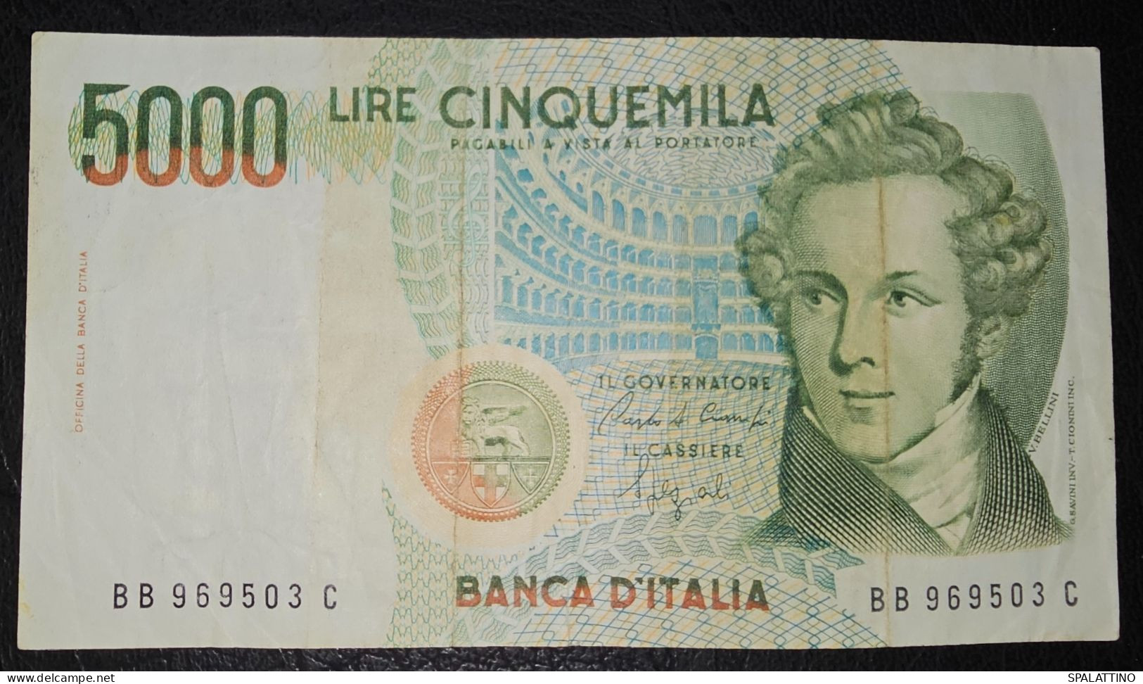 ITALY- 5000 LIRE 1985. - 5.000 Lire