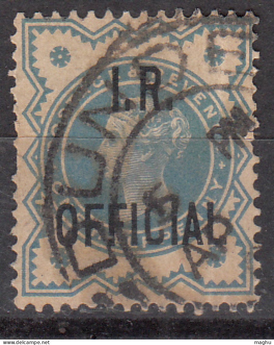 ½d Used I. R . OFFICIAL, Jubilee Series QV, Great Britain, 1887 ? - Dienstzegels