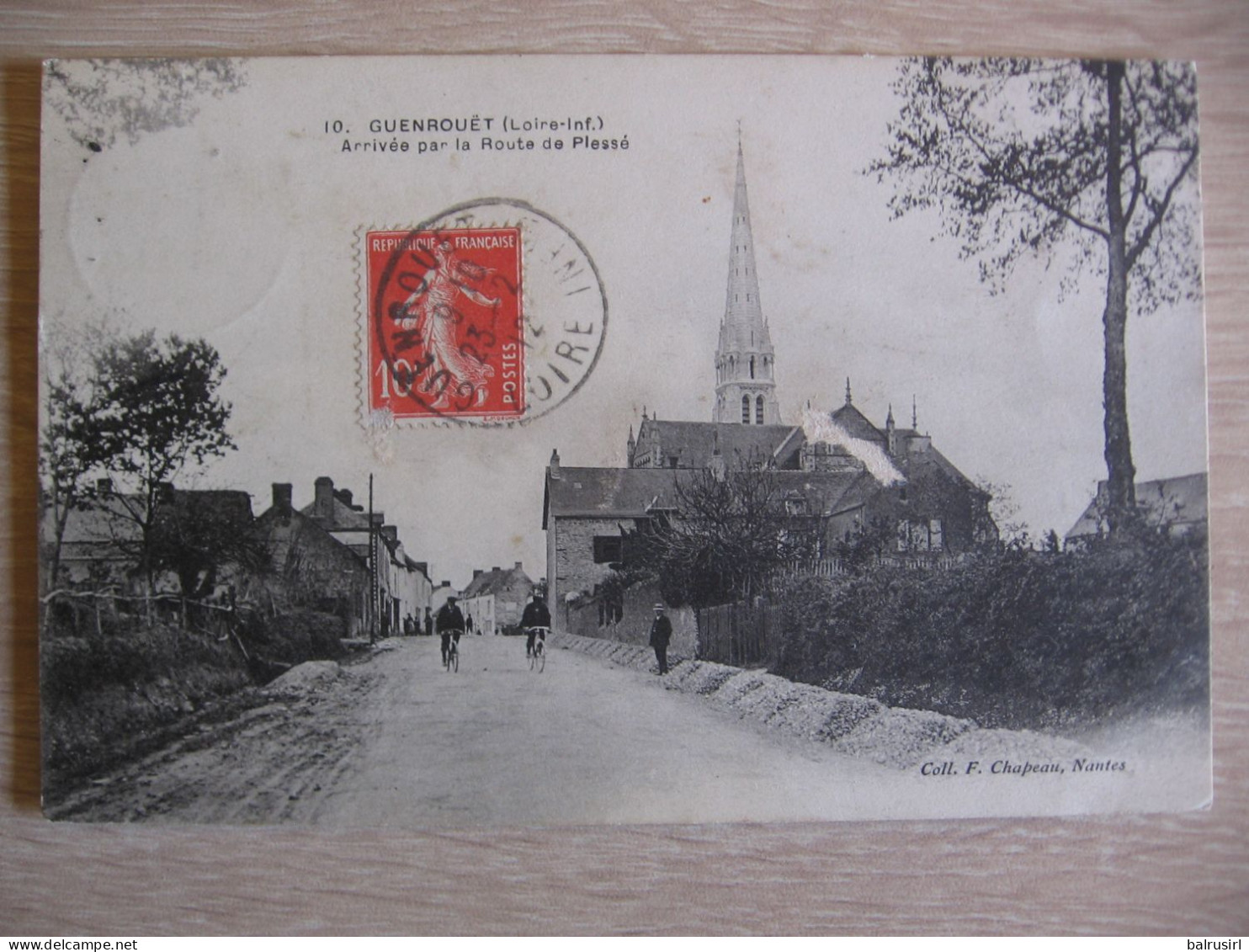 Guenrouet (N°10) : Arrivée Par La Route De Plessé (1912) - Guenrouet