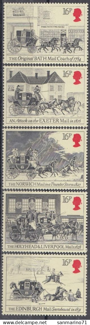 GREAT BRITAIN 997-1001,unused - Diligences