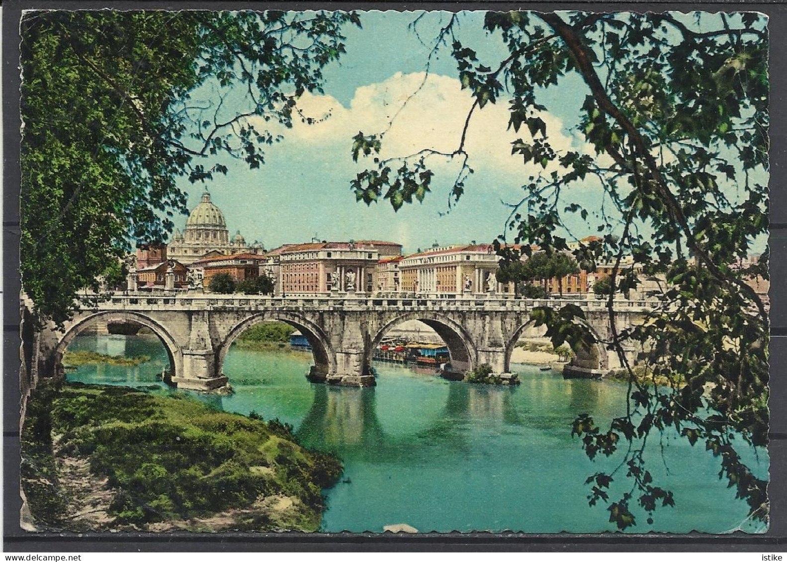 Italy, Roma, Lungotevere, Walk Along The Tevere River, 1963. - Fiume Tevere