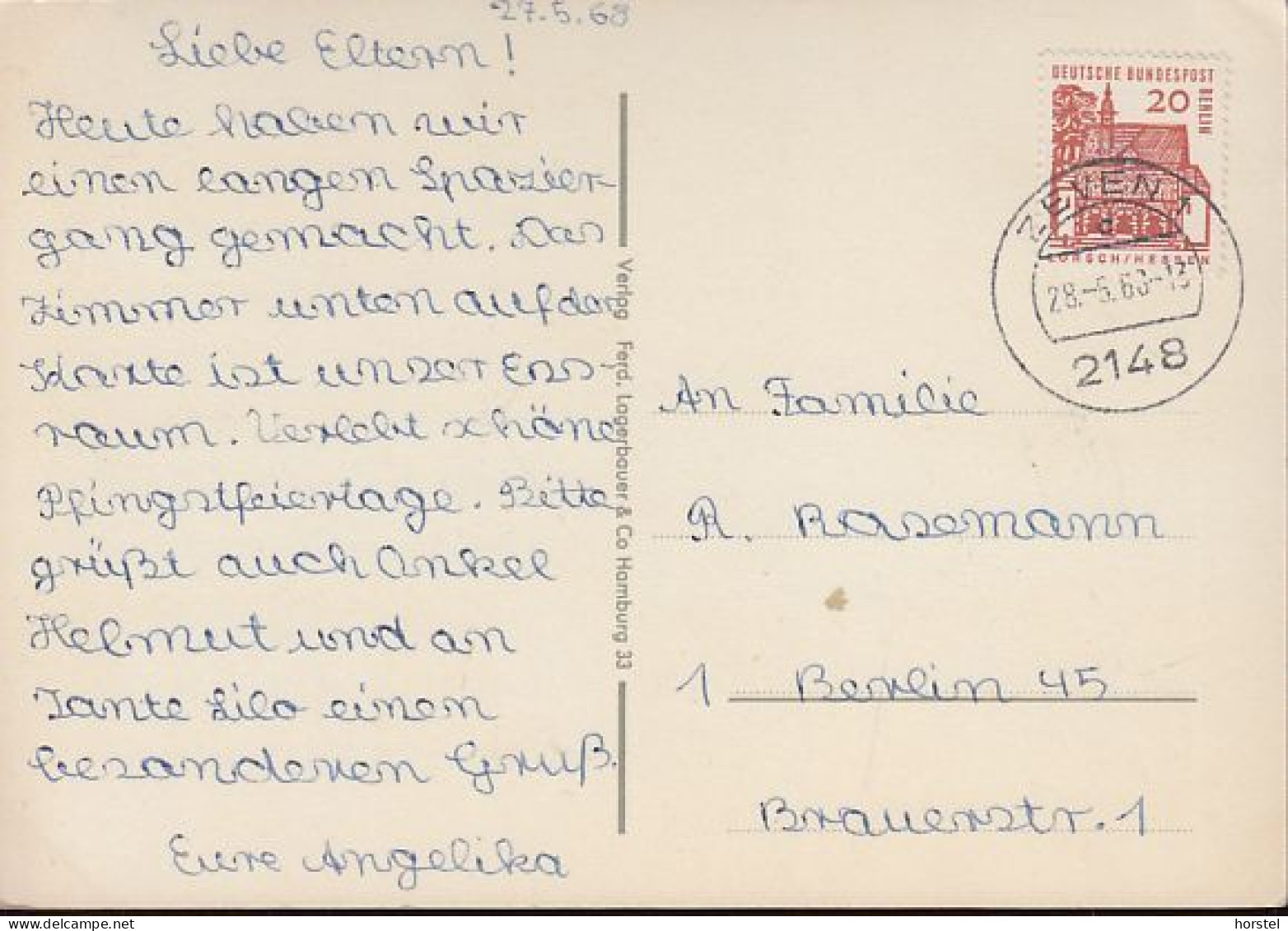 D-27404 Zeven - Jugendherberge Bademühlen - Nice Stamp - Zeven