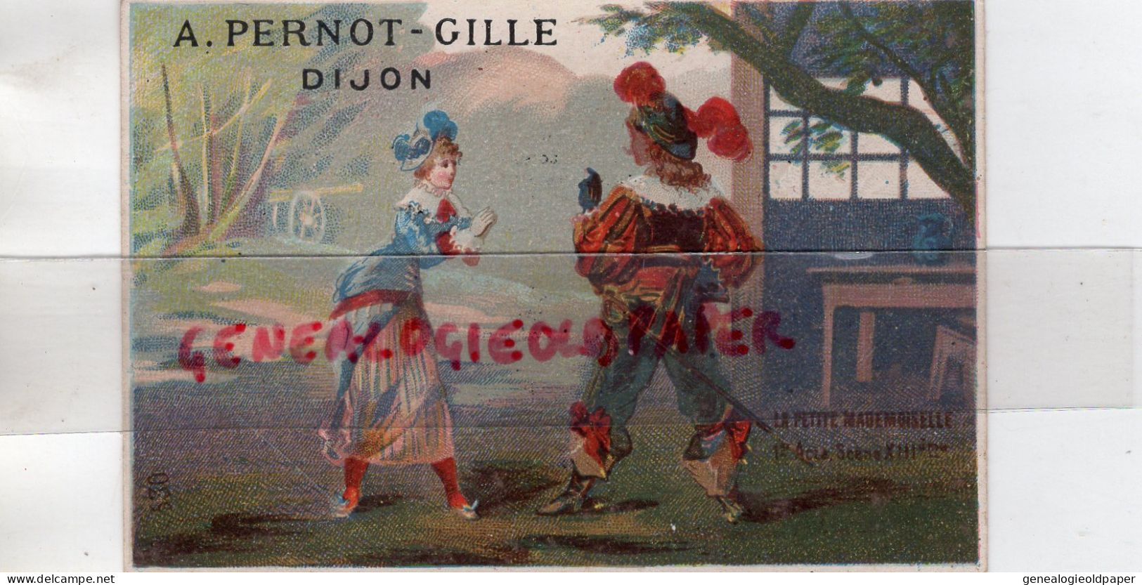 CHROMO LITHO DIJON - BISCUITS A. PERNOT GILLE- EXCELLENT ETAT - Other & Unclassified