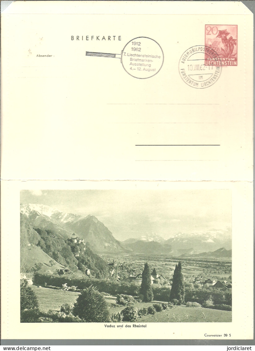 POSTKARTE  1962 - Postwaardestukken