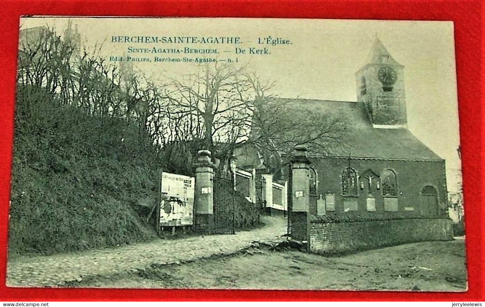 Bruxelles -  Berchem Ste Agathe  -  L'Eglise - St-Agatha-Berchem - Berchem-Ste-Agathe