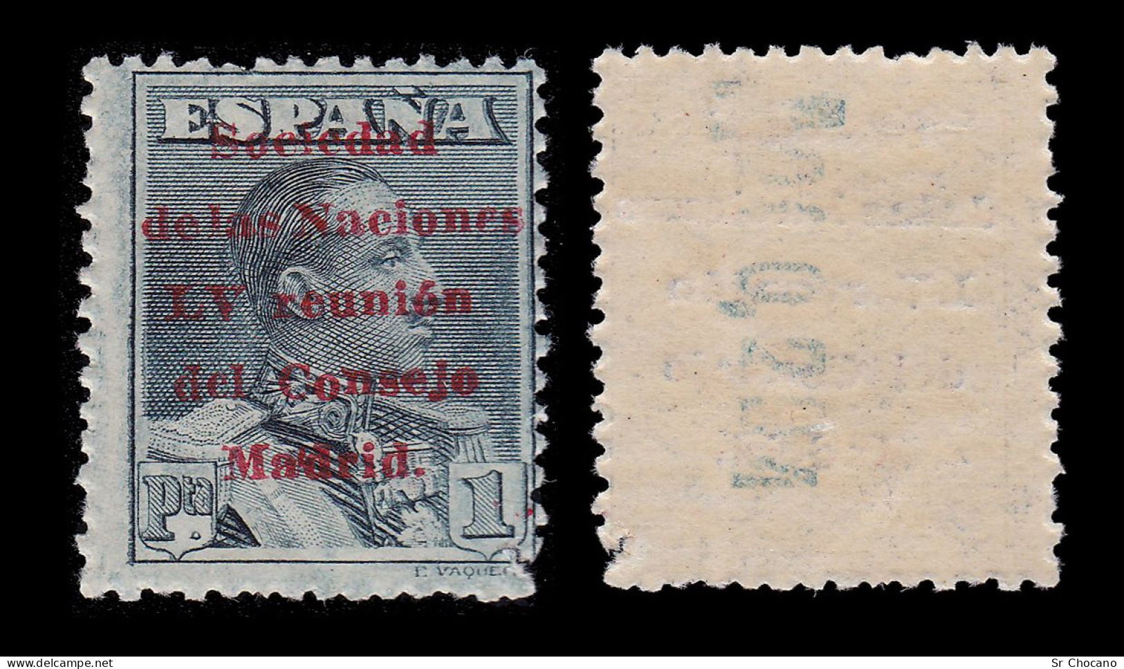 Alfonso XIII.1929.Sociedad Naciones.1p.MNH.Edifil 465 - Neufs