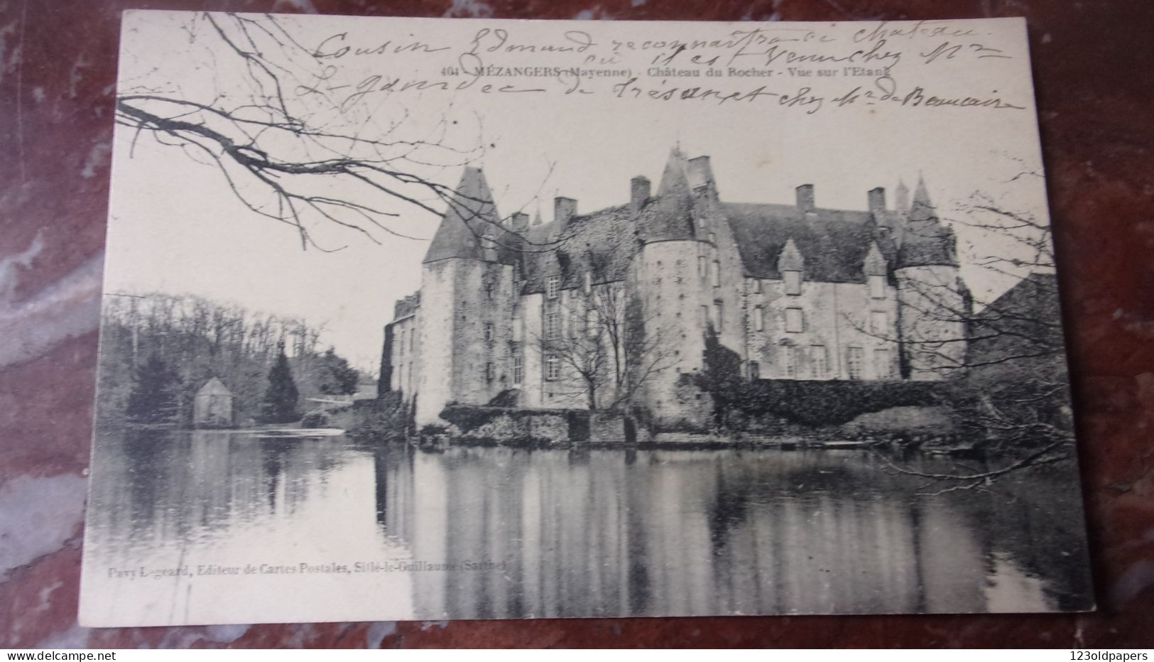 49 MEZANGERS CHATEAU DU ROCHER VUE SUR L ETANG DE BEAUCAIRE - Other & Unclassified