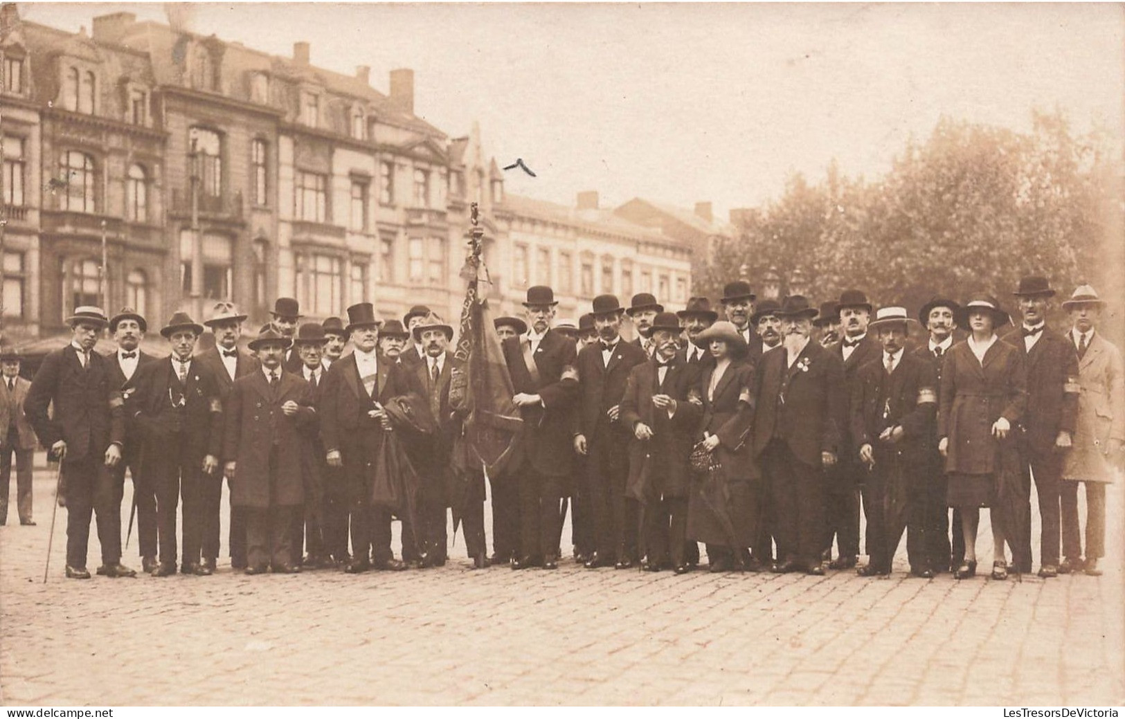 Belgique - Carte Photo - Groupe Royal De Membres Du Royal Cancan Liégeois - 1922 - Carte Postale Ancienne - Liege