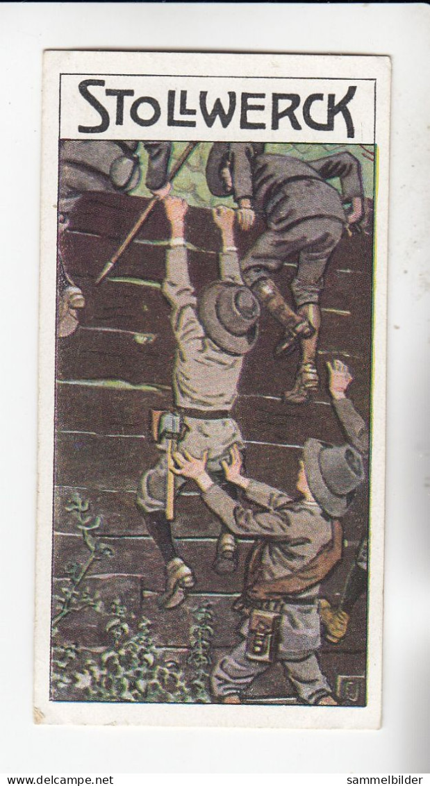 Stollwerck Album No 15 Pfadfinder Klettern über Zäune    Grp 553#1 Von 1915 - Stollwerck
