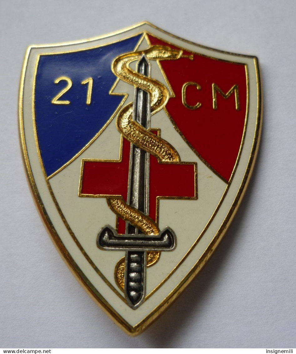 INSIGNE 21° CM  Compagnie Médicale - Y DELSART - Services Médicaux
