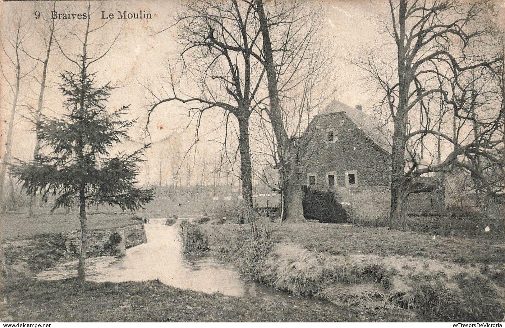 Belgique - Braives  - Le Moulin - Moulin à Eau - Rivière - Edit. N. Laflotte - Carte Postale Ancienne - Braives