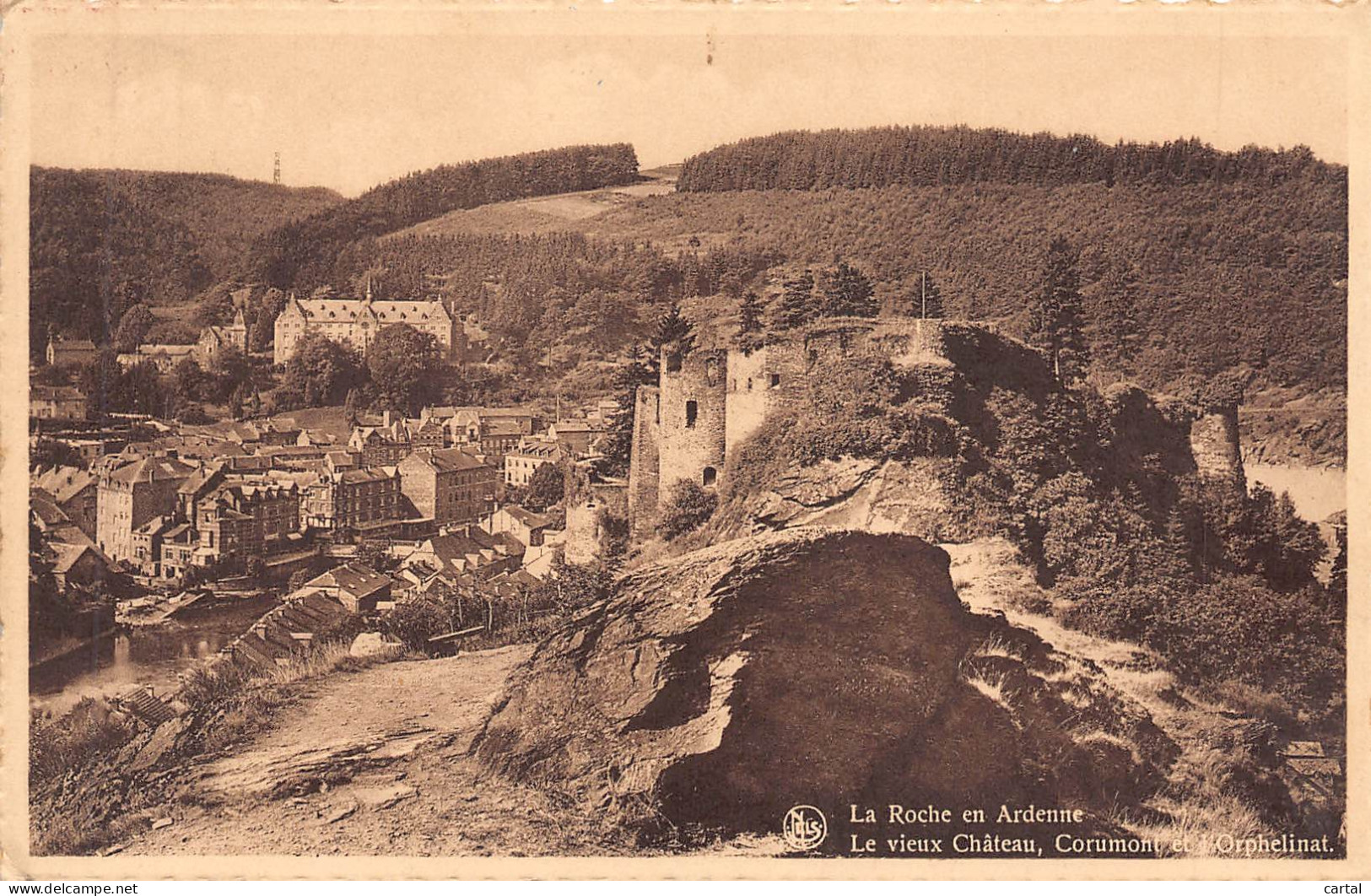 LA ROCHE En ARDENNE - Le Vieux Château, Corumont Et L'Orphelinat. - La-Roche-en-Ardenne