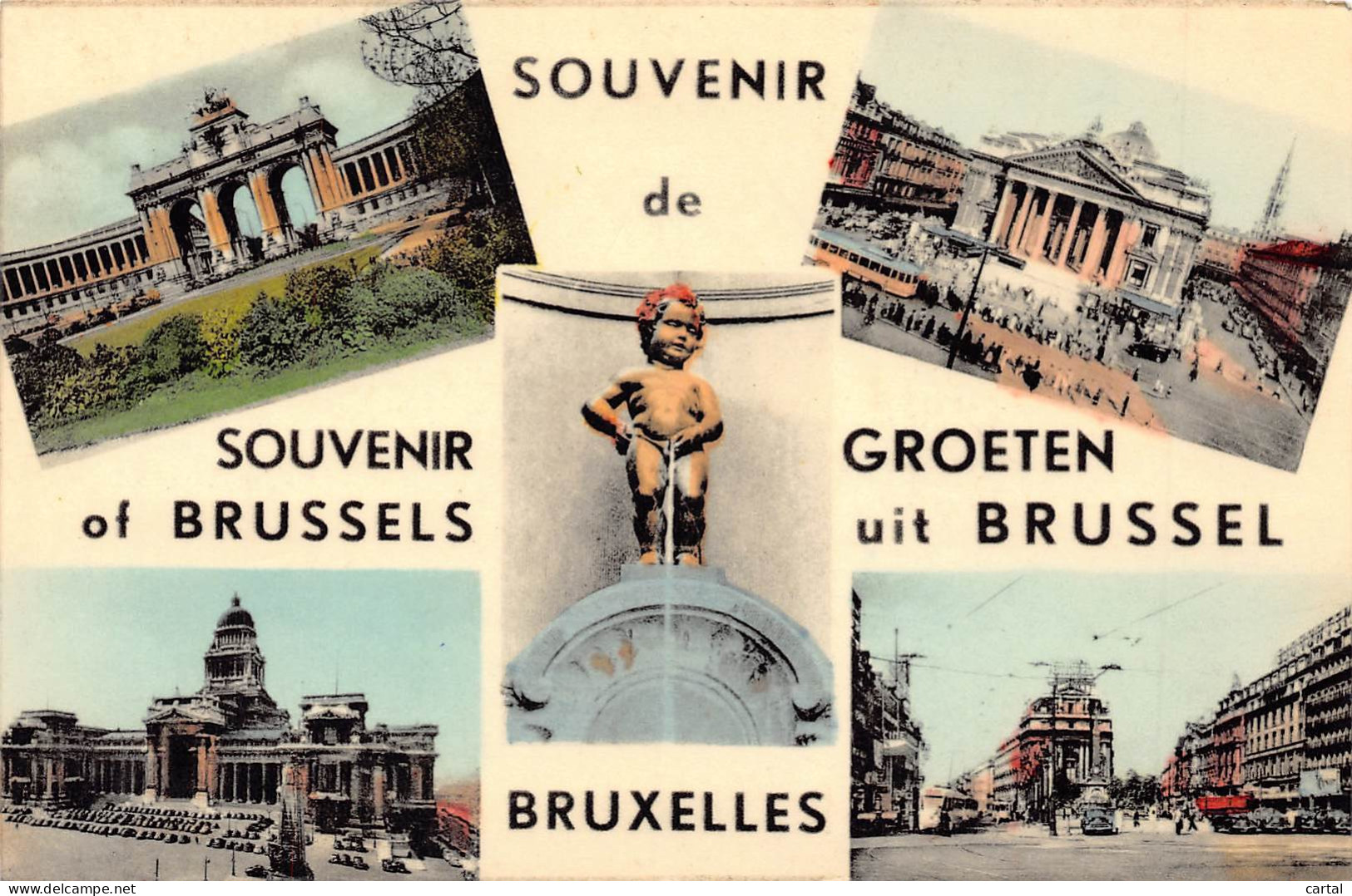 Souvenir De BRUXELLES - Panoramische Zichten, Meerdere Zichten