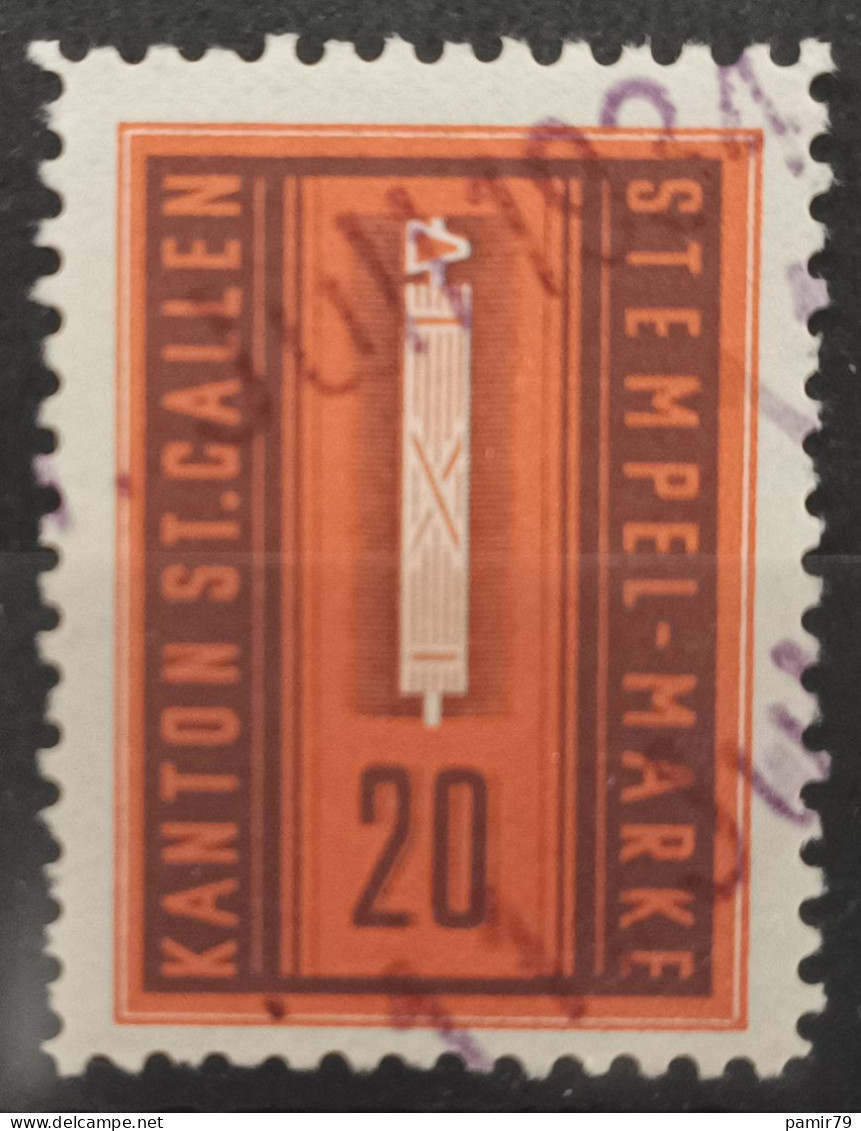 Stadt St.Gallen Stempelmarke - Revenue Stamps