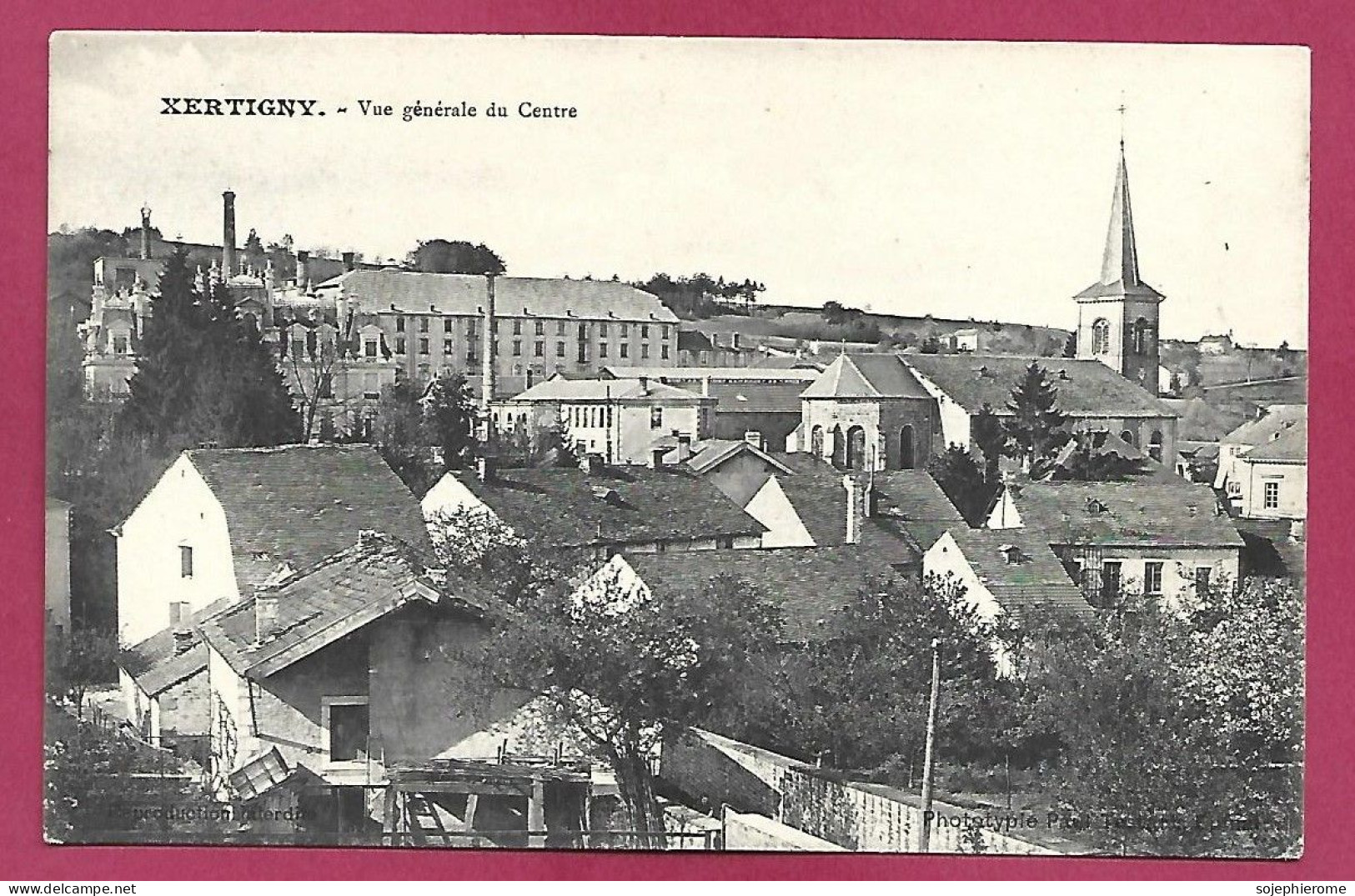 Xertigny (88) Vue Générale Du Centre 2scans - Xertigny