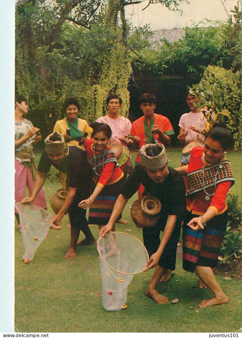 CPSM Thailand-Serng Sa Wing Is A Dance A Thai Way Of Trapping Fish Into Nets      L2323 - Thaïlande