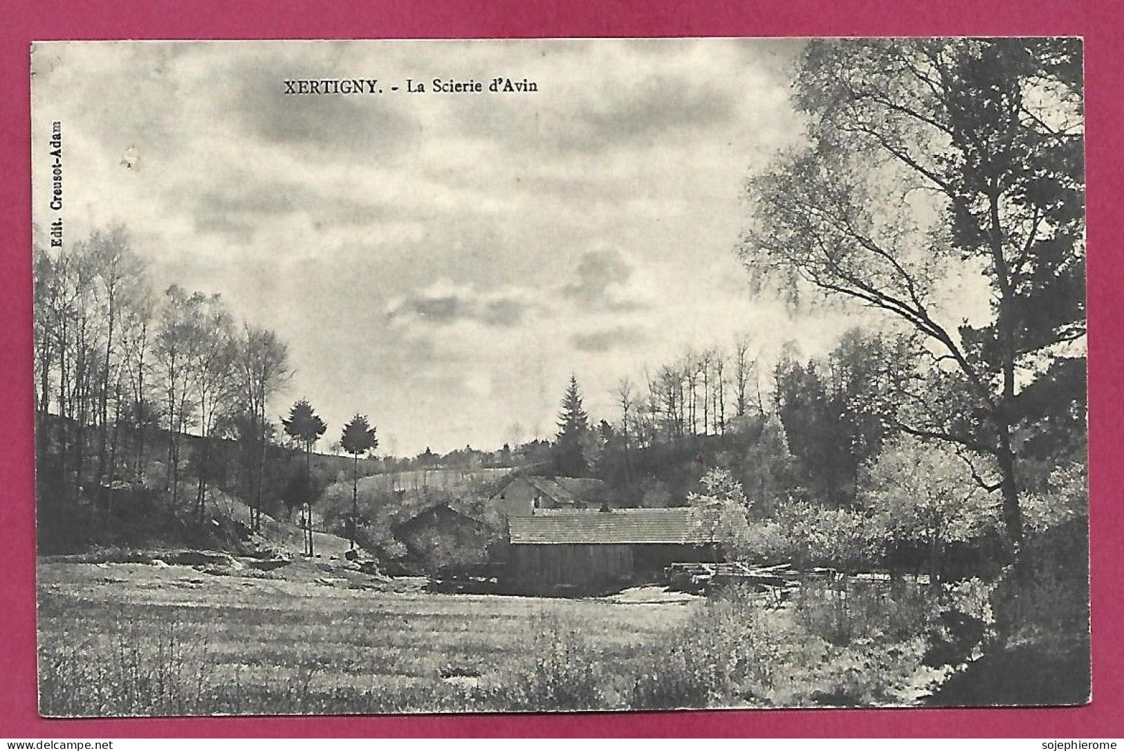 Xertigny (88) La Scierie D'Avin 2scans 1912 - Xertigny
