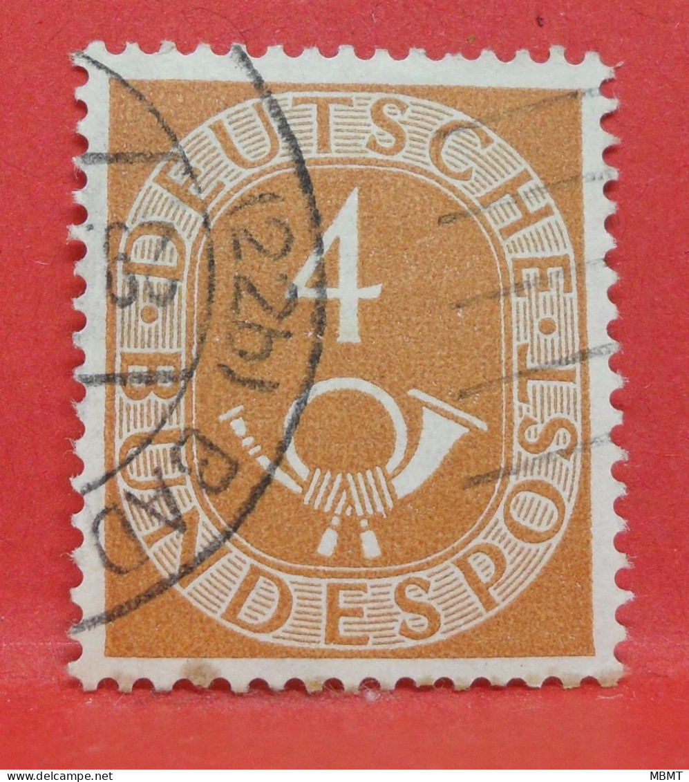 N°14 - 4 Pfennig - Année 1951 - Timbre Oblitéré Allemagne Bundespost - - Gebraucht