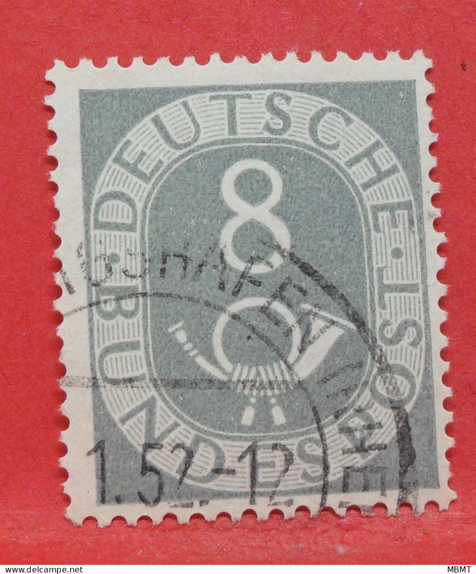 N°17 - 8 Pfennig - Année 1951 - Timbre Oblitéré Allemagne Bundespost - - Gebraucht