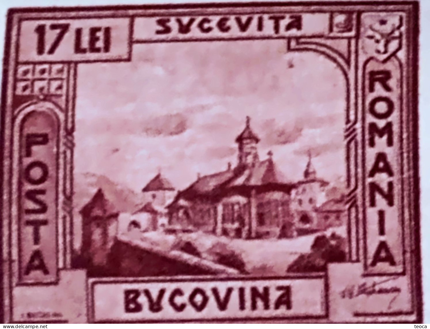 Stamps Errors Romania 1941, #Mi 730 Printed With Colorful Circles, Bucovina, Sucevița Unused - Variétés Et Curiosités