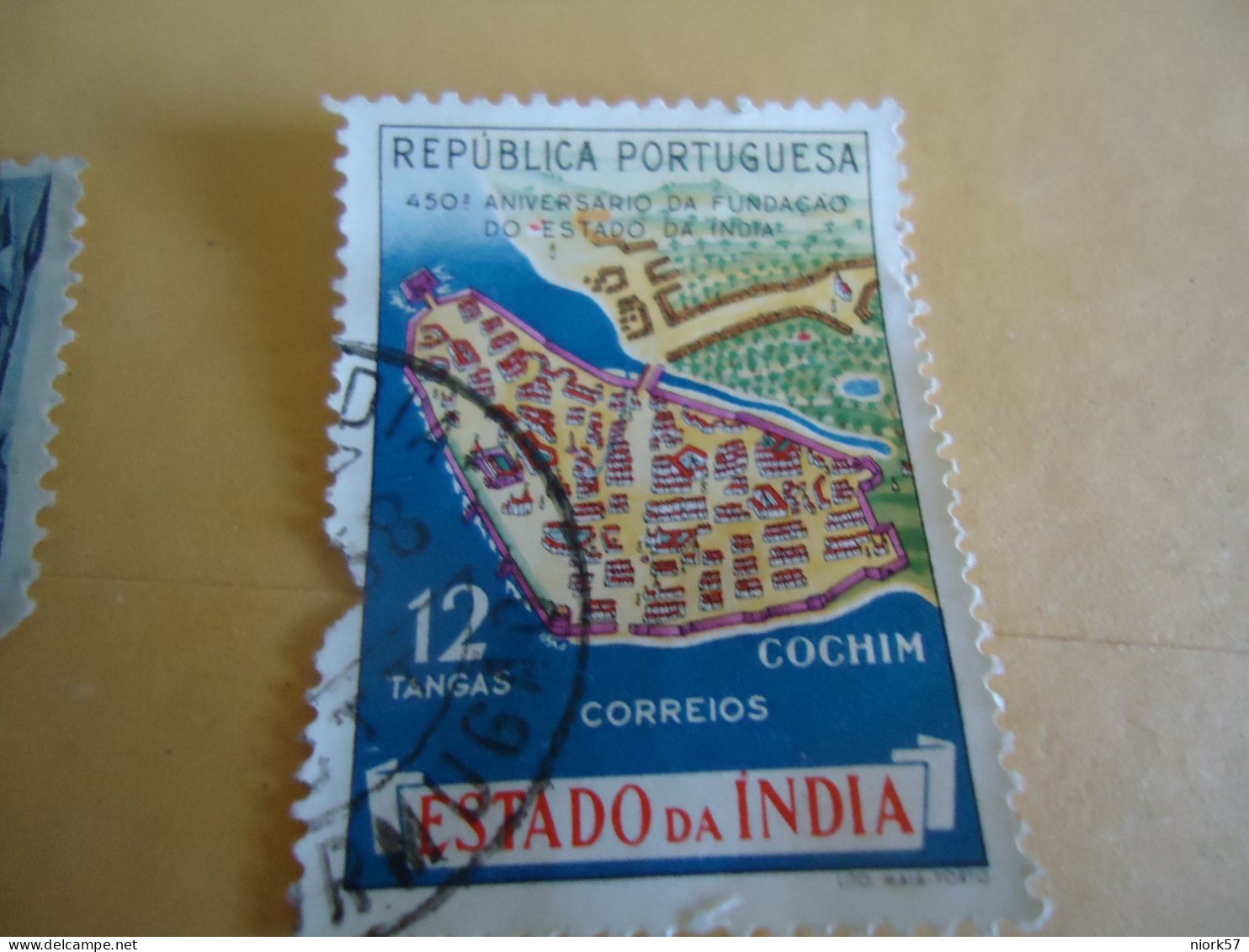 FRENCH INDIES  USED  STAMPS MAPS COCHIN - Oblitérés