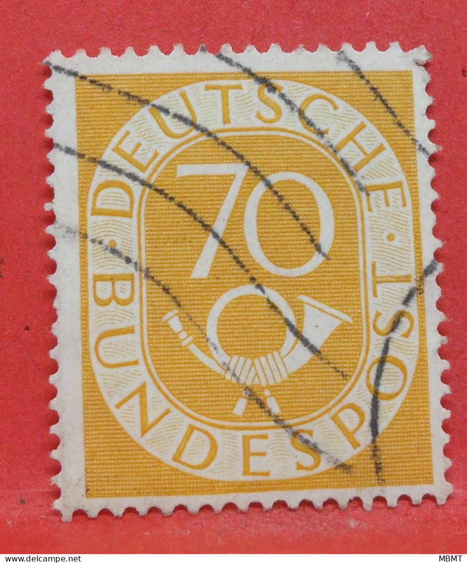 N°26 - 70 Pfennig - Année 1951 - Timbre Oblitéré Allemagne Bundespost - - Gebraucht